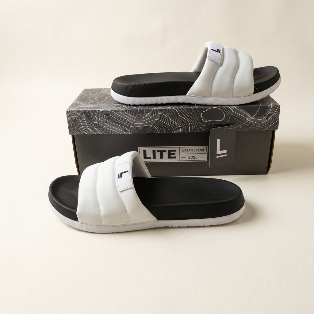 Lite Slides (imported), Black/White