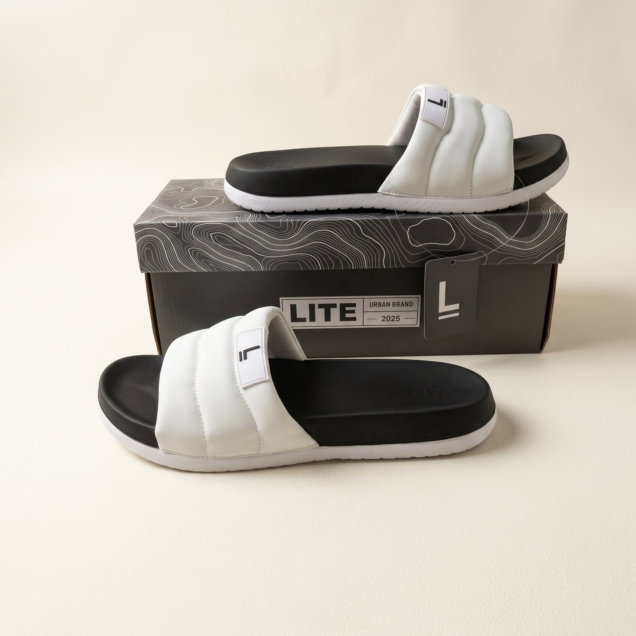 Lite Slides (imported), Black/White