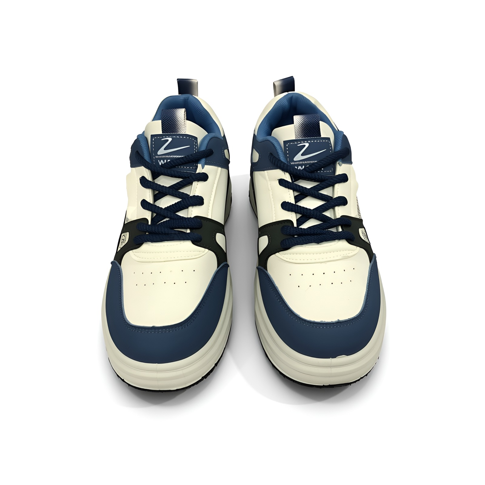 Walk ZORO Men’s Casual Sneakers – Navy Blue & Off-White