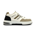 Walk 1987 Men’s Casual Sneakers – Cream & Brown