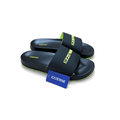 Premium Comfort Walk Slides – Black/Green