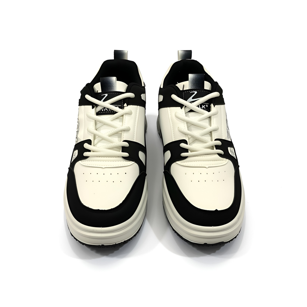 Walk ZORO Men’s Casual Sneakers – Black & White