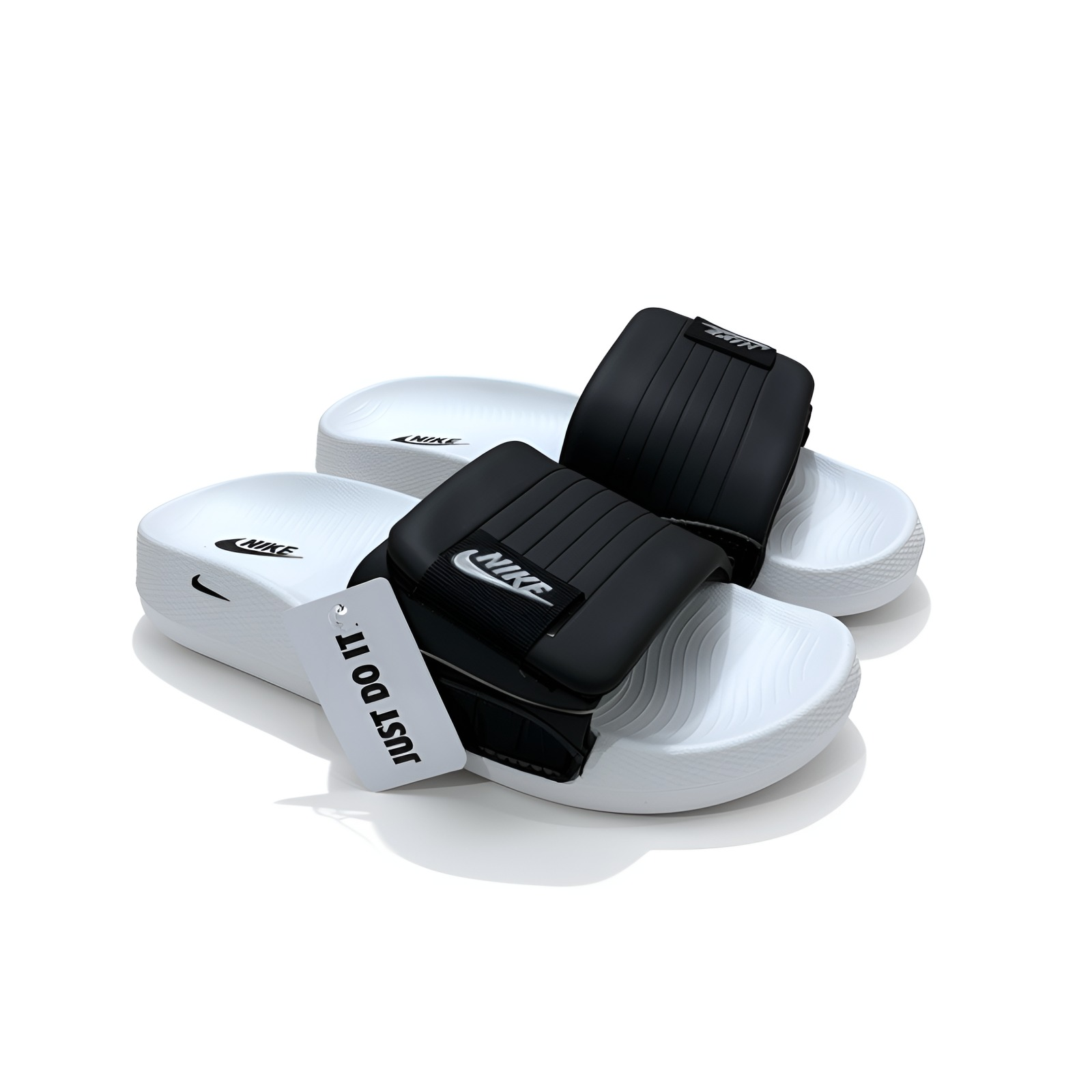 Men’s Comfort Slides – White