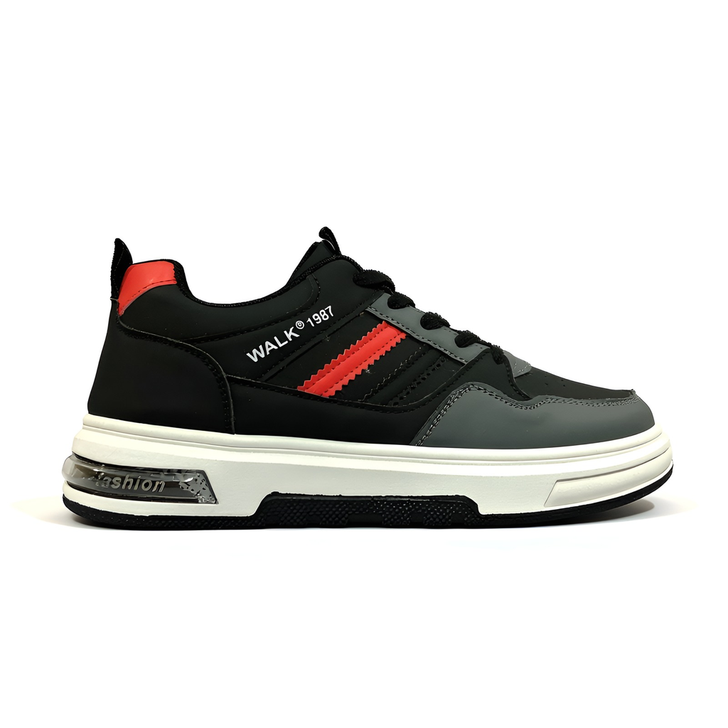 Walk 1987 Men’s Casual Sneakers – Black