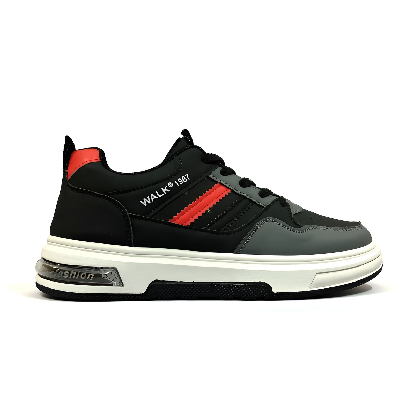 Walk 1987 Men’s Casual Sneakers – Black