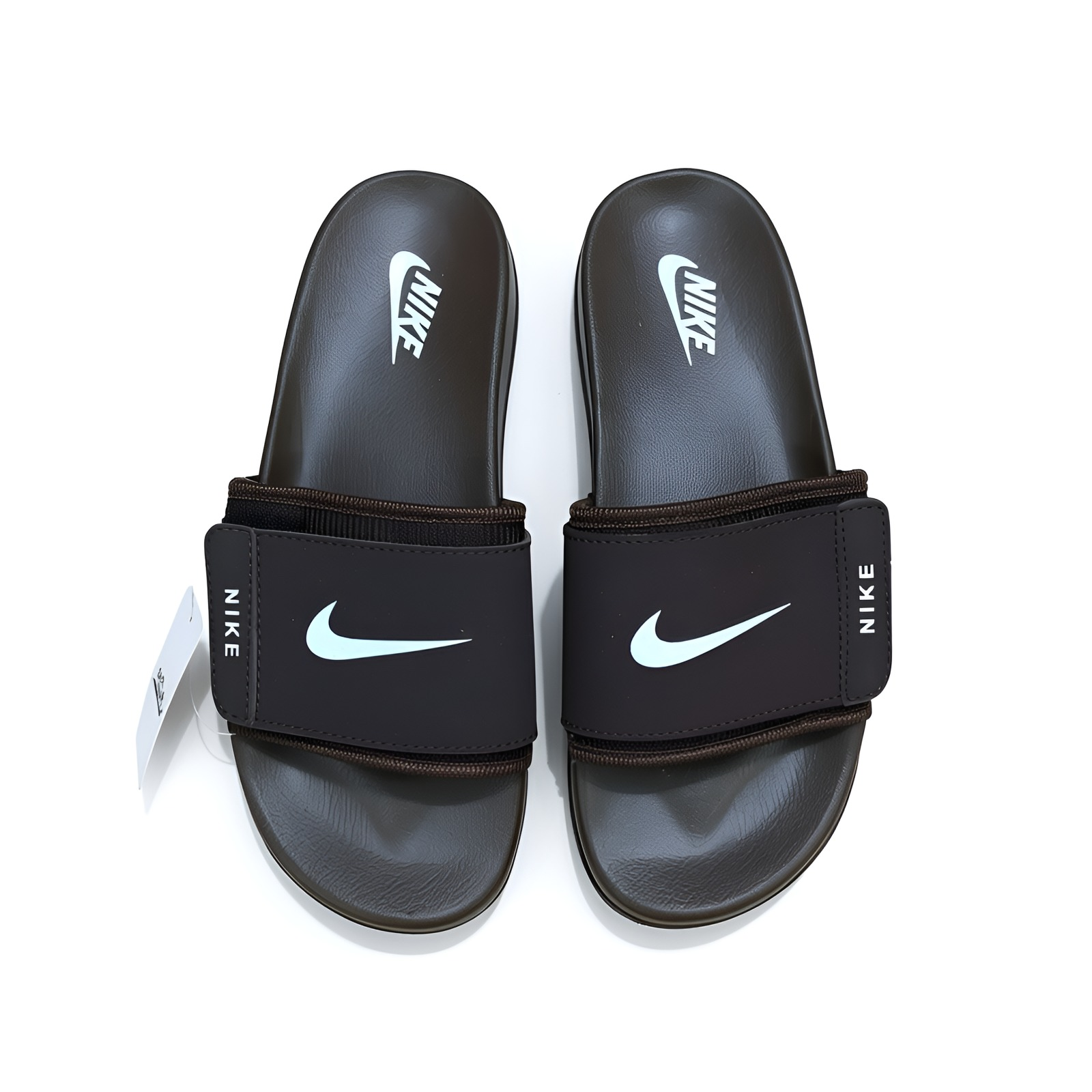 Men’s Slides Comfortable Casual Slides – Dark Brown