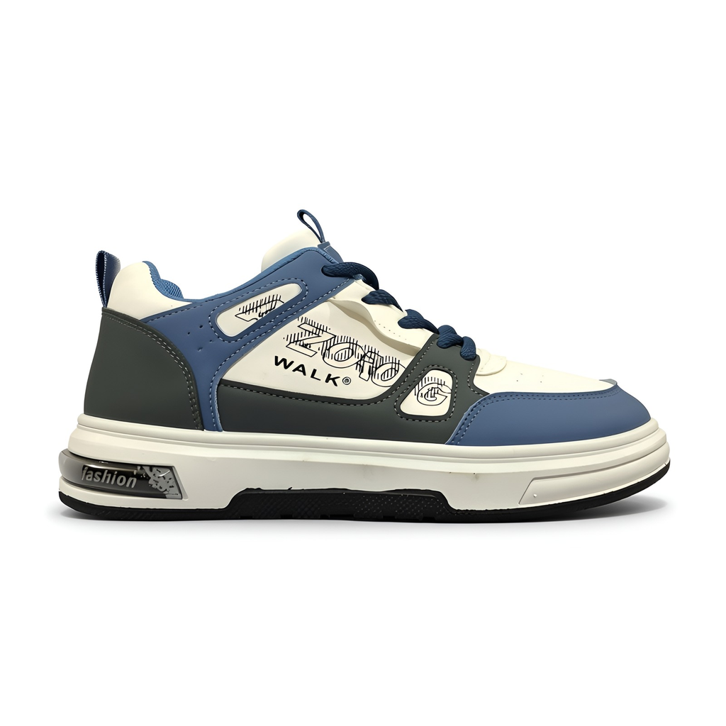Walk ZORO Men’s Casual Sneakers – Navy Blue & Off-White
