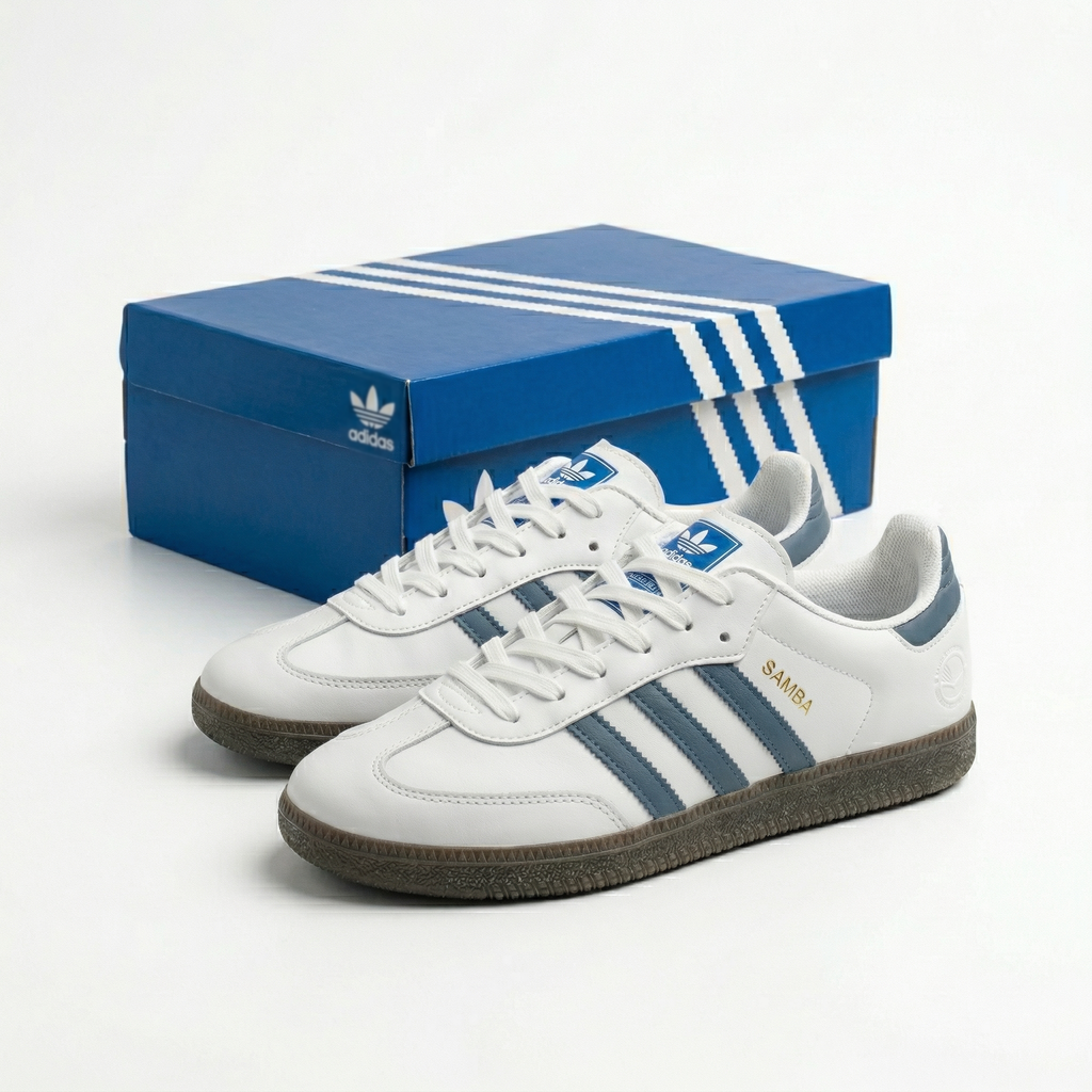 Samba (Classic) – Cloud White Blue Gum