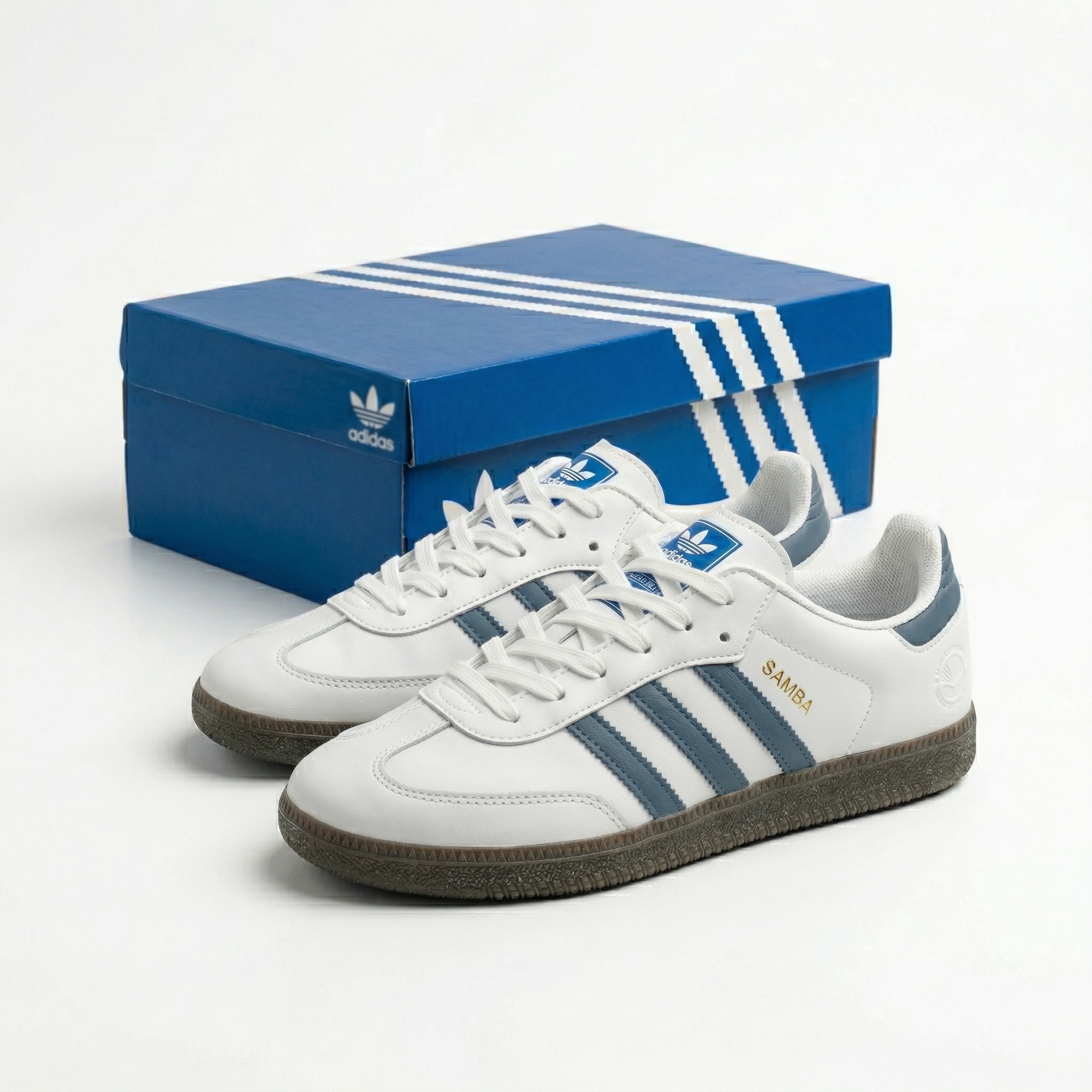 Samba (Classic) – Cloud White Blue Gum